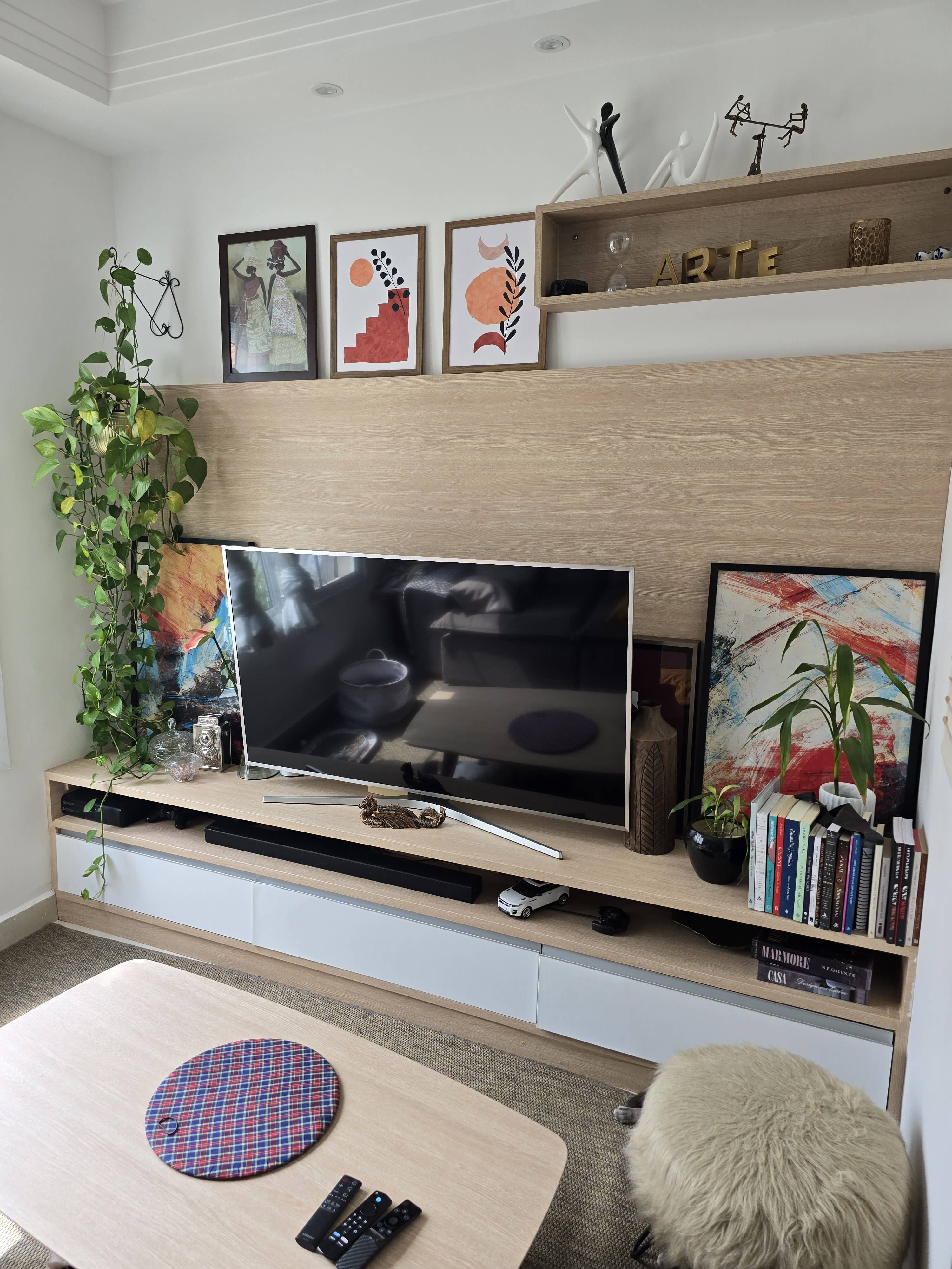 Painel de TV depois
