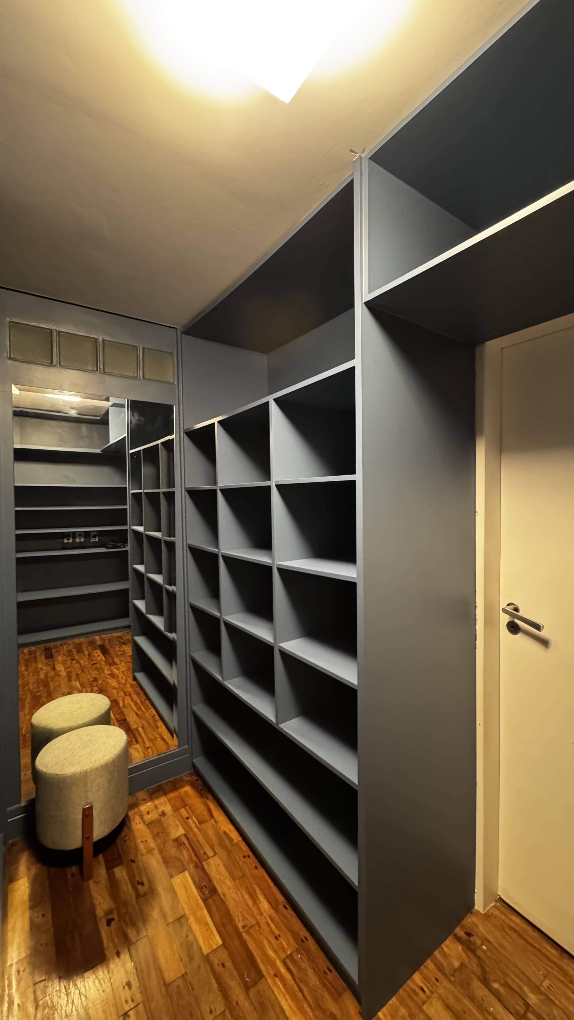 Closet depois