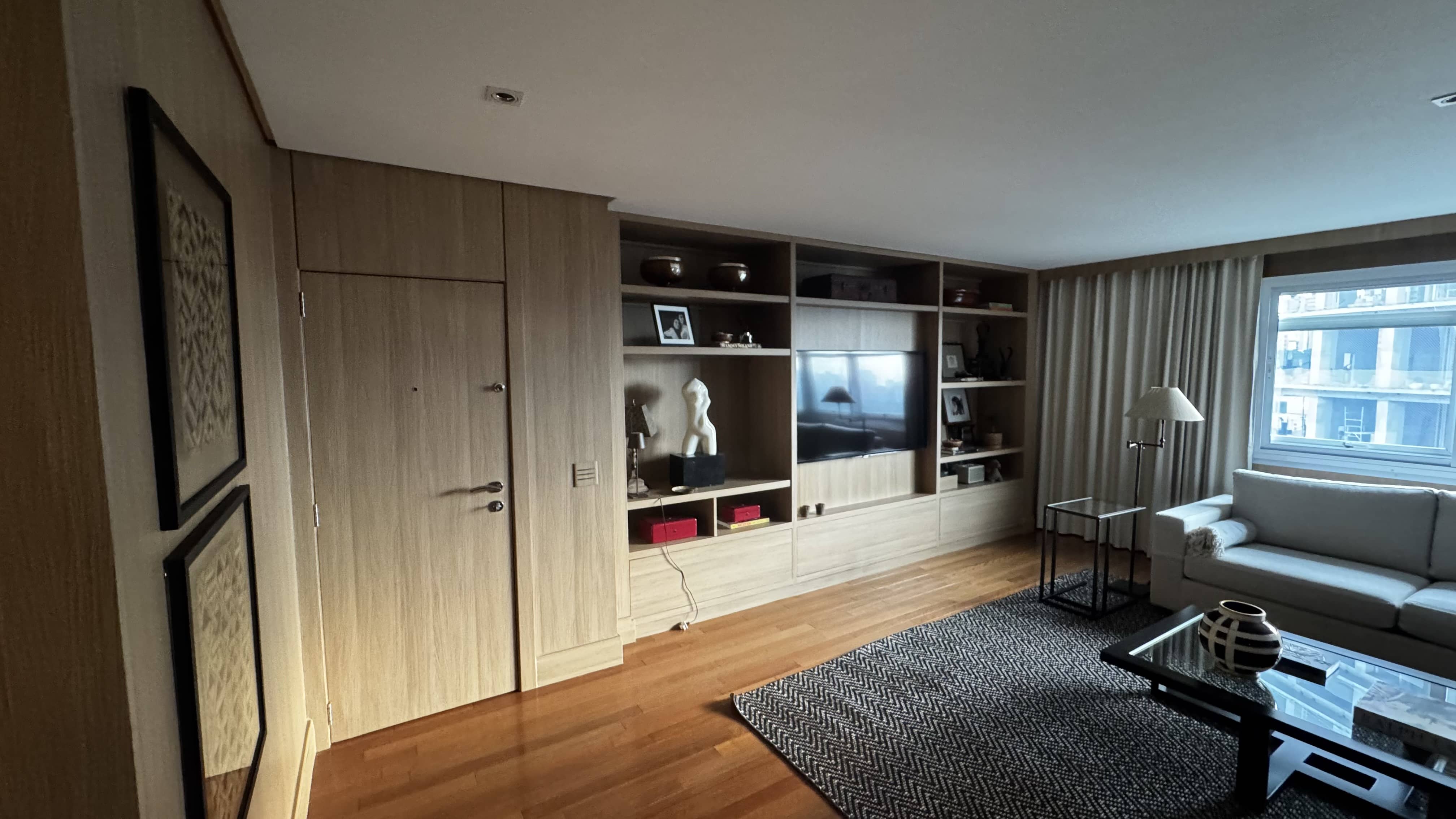 Sala de estar depois